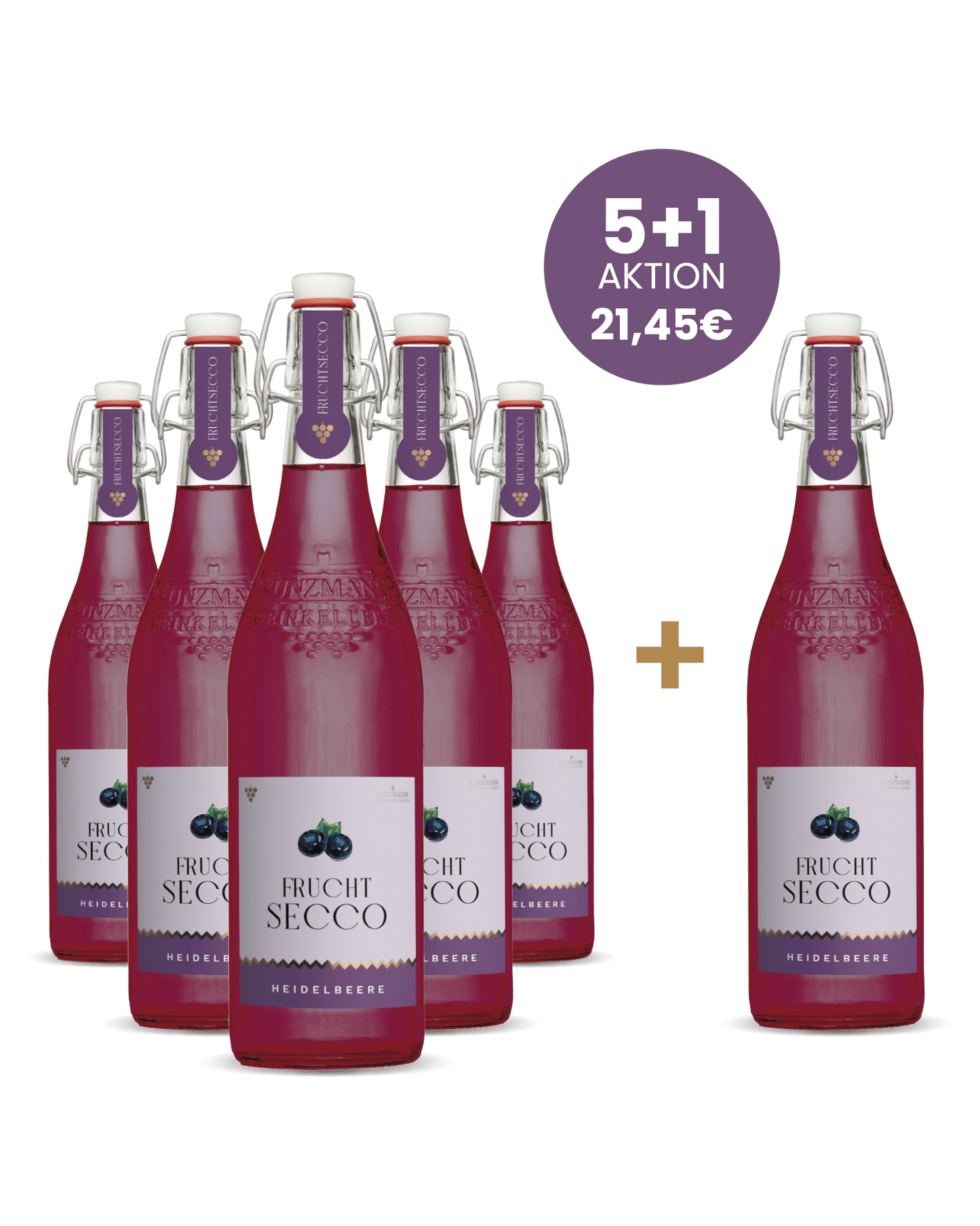 5+1 Fruchtsecco Heidelbeere