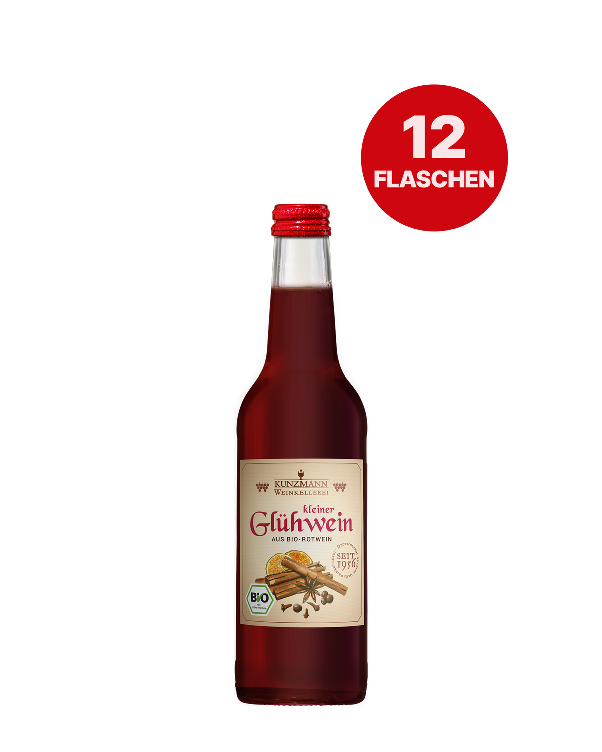 Bio-Glühwein Rot 0,33 l