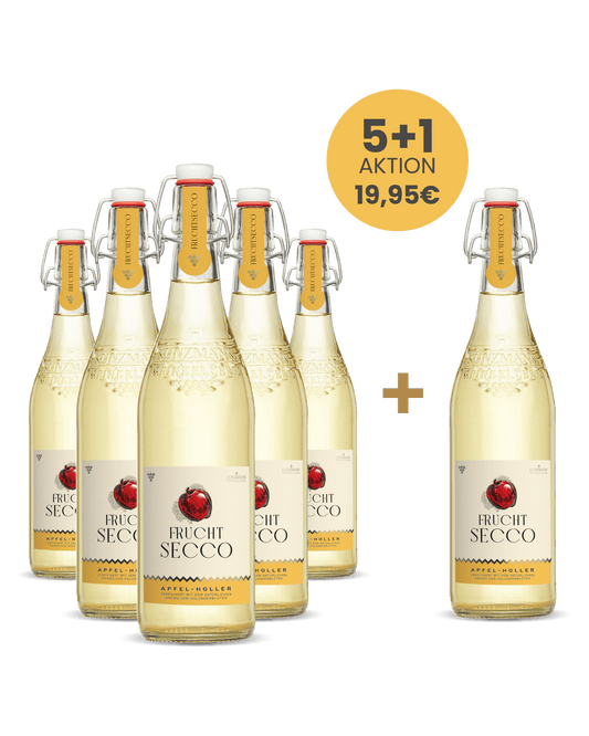 5+1 Fruchtsecco Apfel-Holler