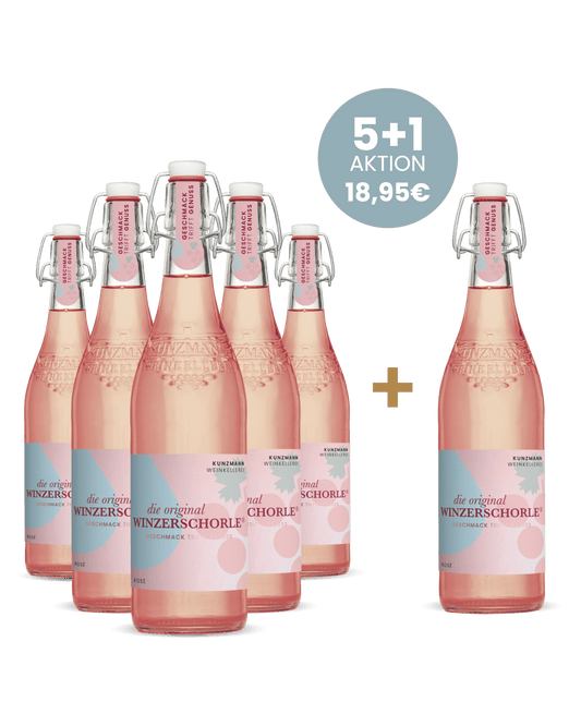 5+1 Winzerschorle® rosé