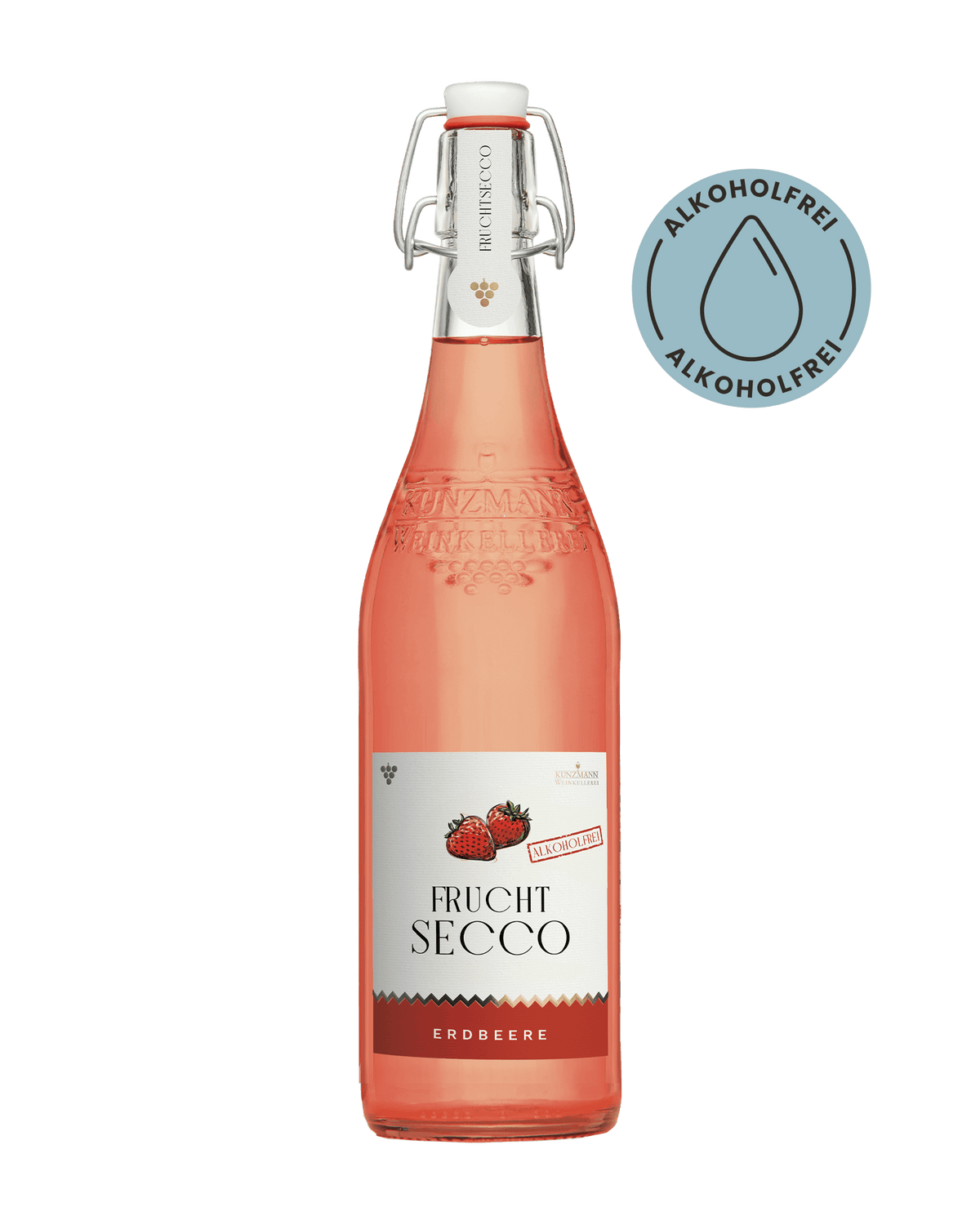 Fruchtsecco Erdbeer alkoholfrei